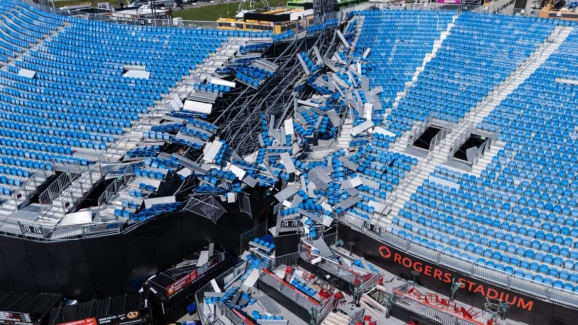 Rogers Stadium Severely Damaged in Violent Toronto Storm