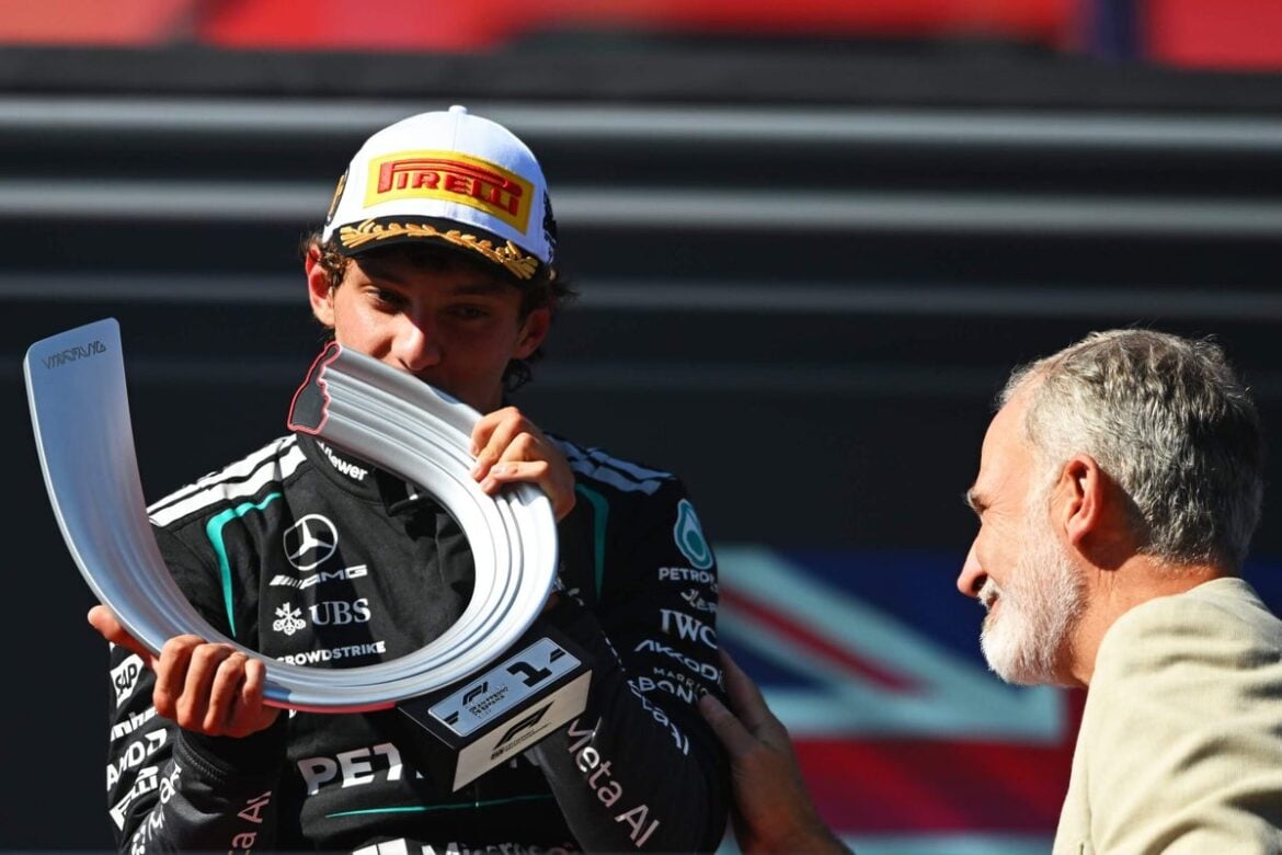 Kimi Antonelli wins Spanish GP as Lando Norris hits trouble