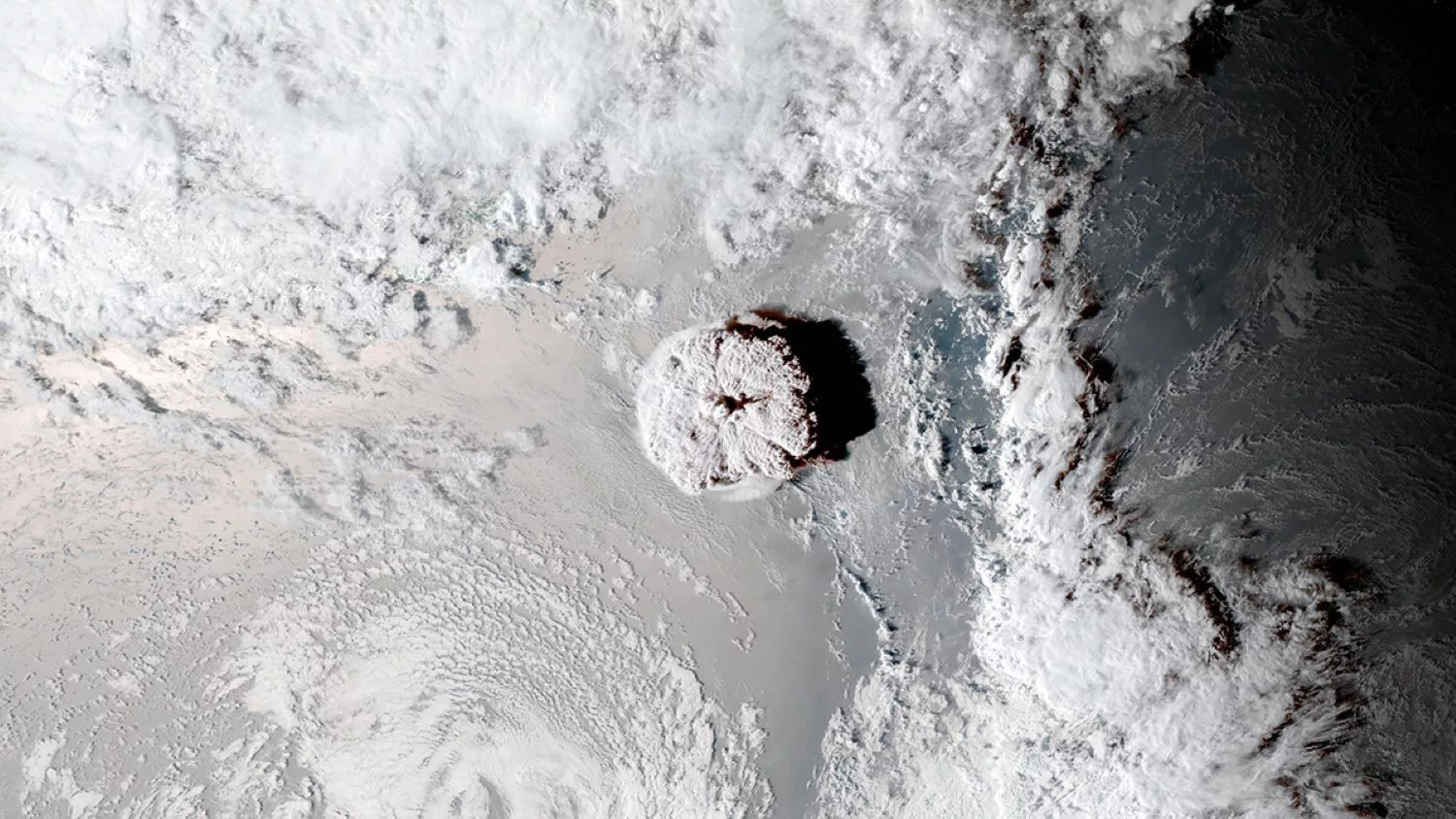 Hunga Volcano Seafloor Collapsed 700 Meters During Eruption