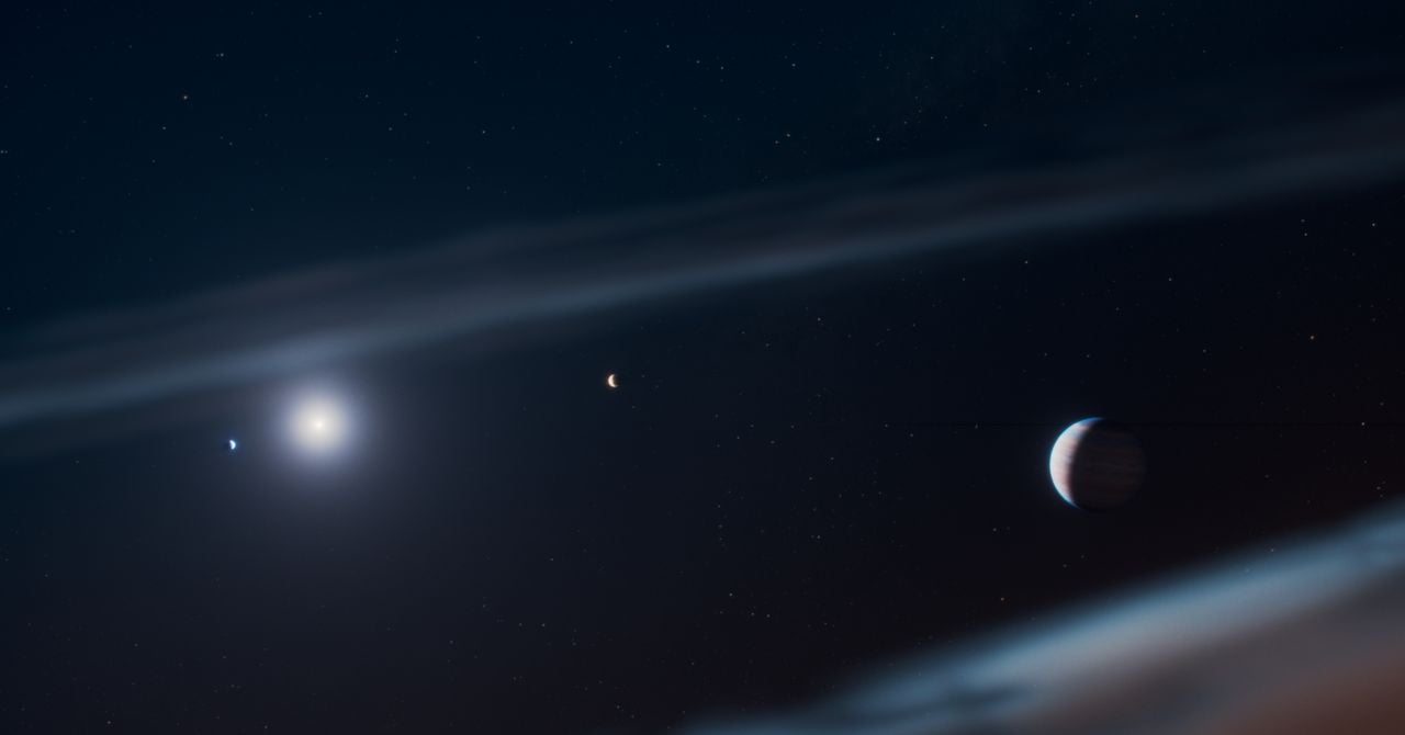 MeerKAT Telescope Array Detects First Direct Radio Waves From Beta Pictoris b