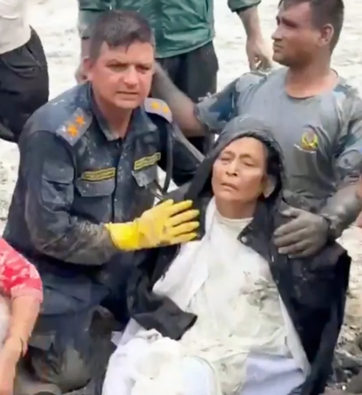 Nepali Woman Rescued Alive After 10 Days Trapped in Mud-Buried Home