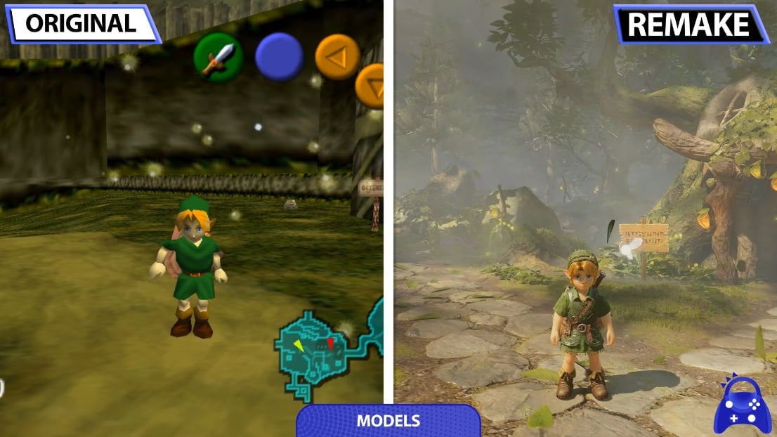 Nintendo Shares World Map for Zelda Ocarina of Time Remake on Switch 2