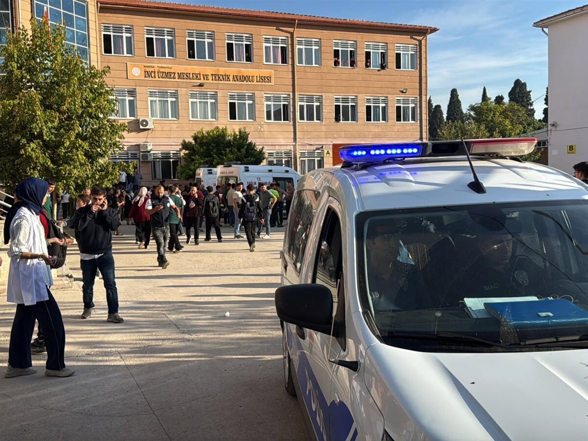 Attacker opens fire near high school in western Turkiye, wounding 11