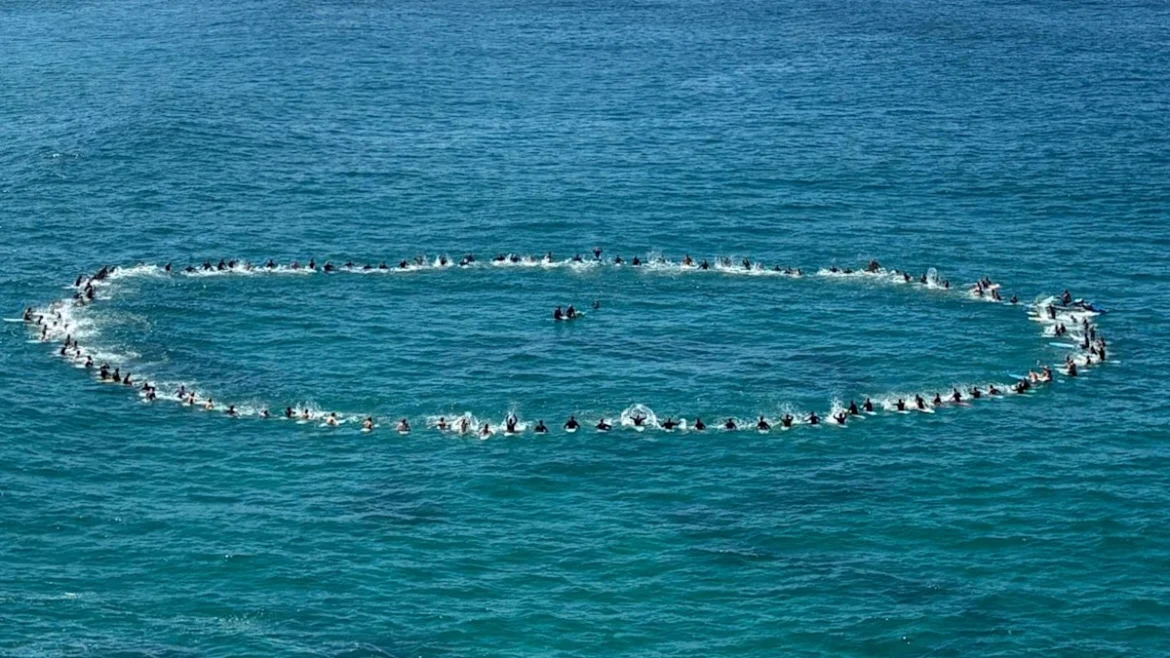 Bondi Rescue star Matt Dee honored with emotional paddle-out at Bronte Beach