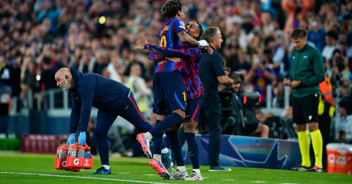 Barcelona Crush Feyenoord 5-1 as Lamine Yamal Shines in Champions League