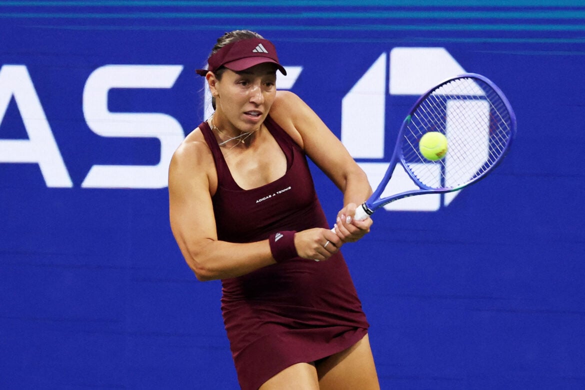 September 6, 2026; New York, United States; Jessica Pegula of the U.S. in action during her round of 16 match against