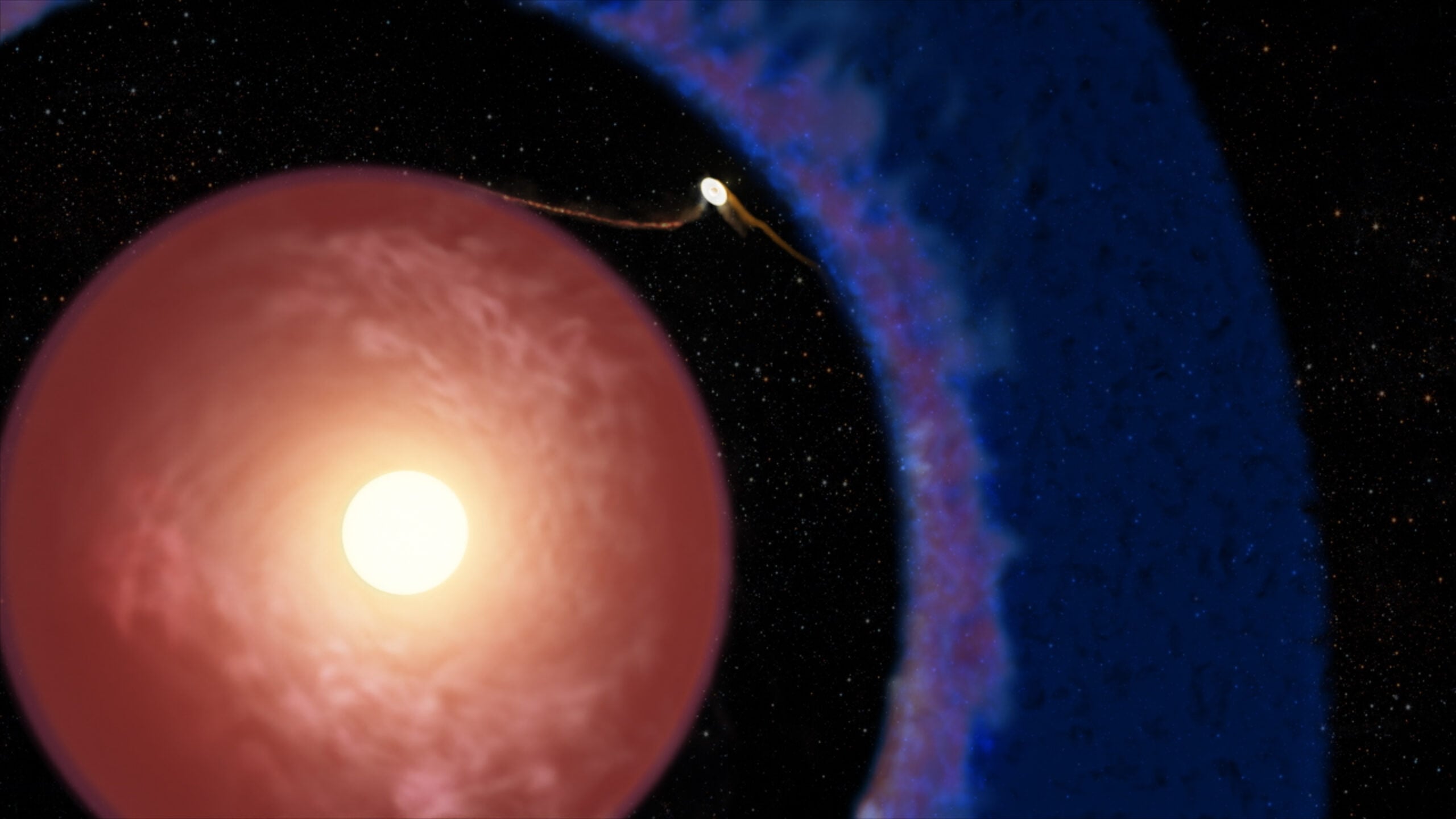 An artist's concept of planet Elias 2-24 b