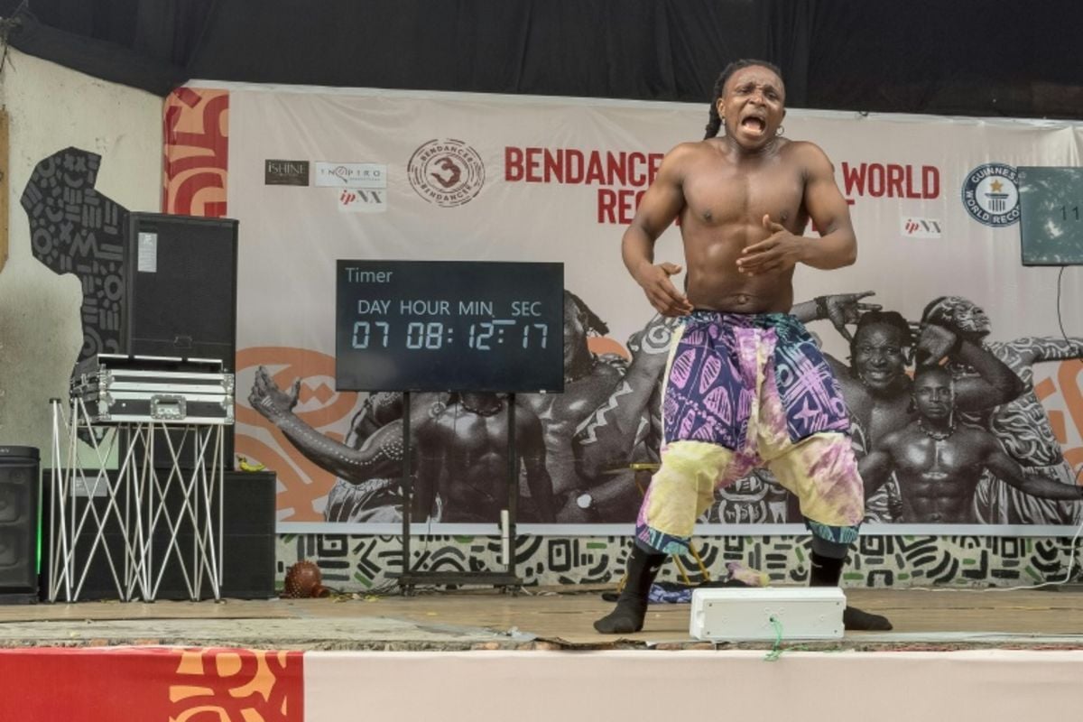 Benjamin Daniel Gabriel Completes 168-Hour Dance Marathon in Lagos
