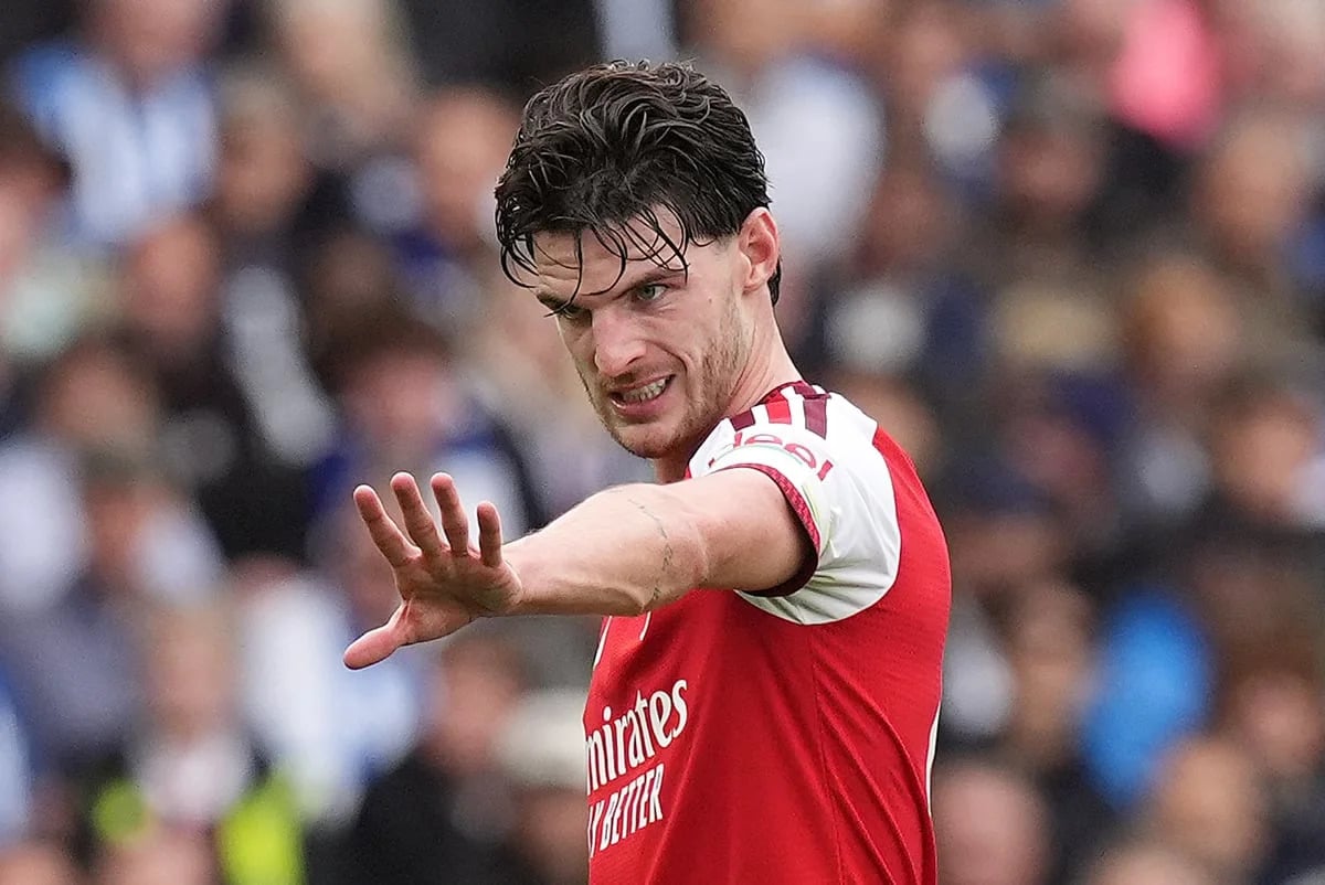 Declan Rice Avoids Red Card in Arsenal's 3-0 Defeat at Brighton