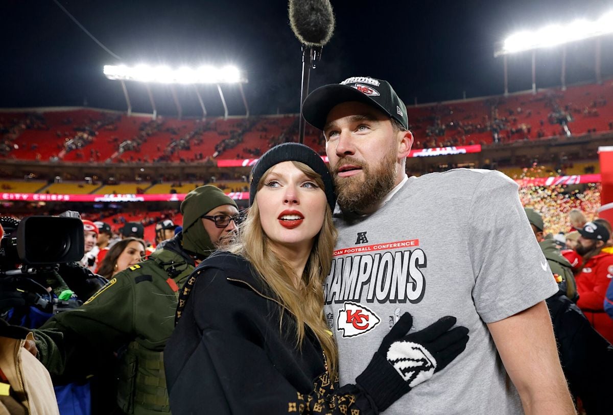 Kansas City Chiefs coach Andy Reid credits Taylor Swift for helping Travis Kelce return to the NFL for his 14th season