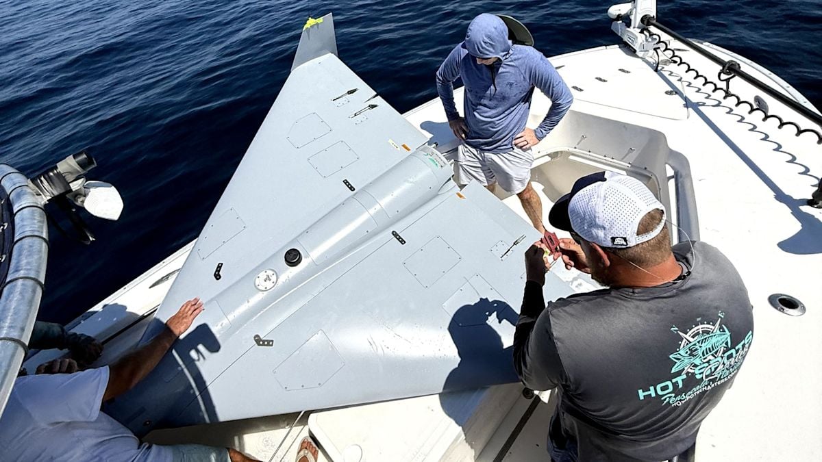 Florida Fishing Charter Reels In Lost U.S. Military Drone Off Pensacola