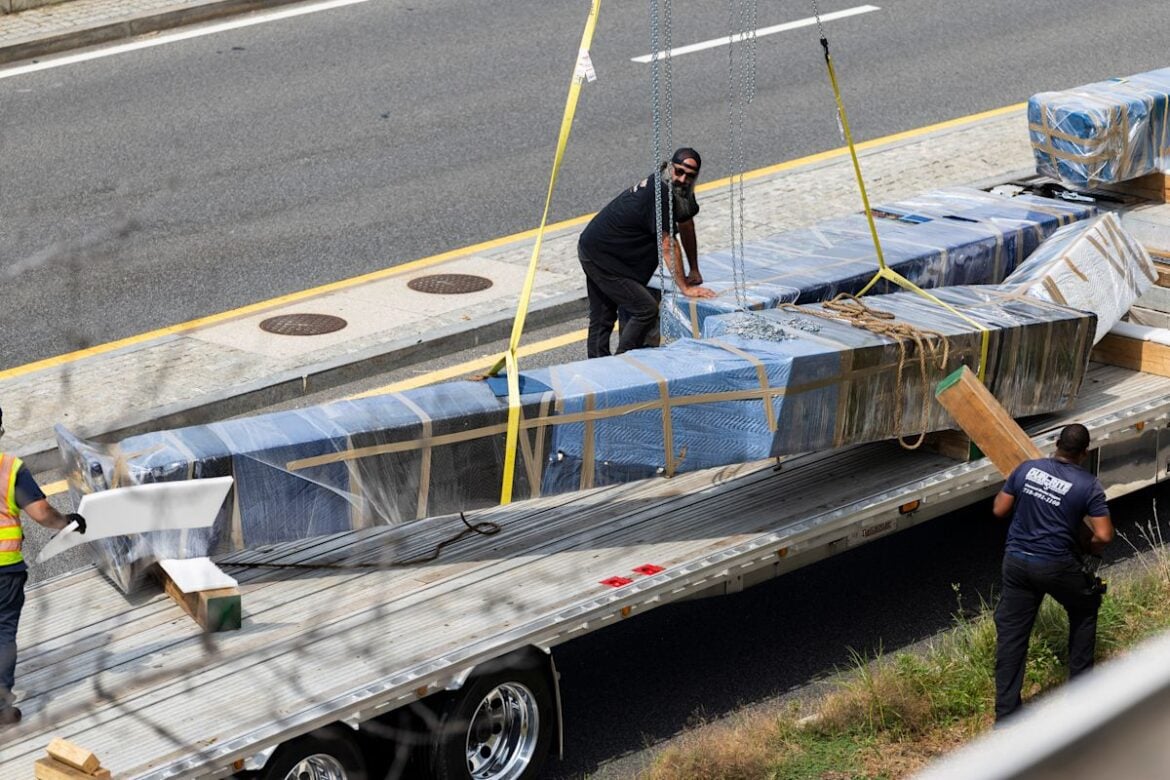 Joel Shapiro's Blue Sculpture Removed From Kennedy Center Grounds