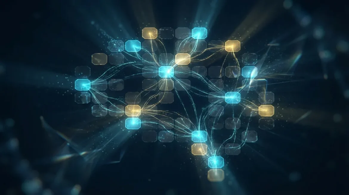 Conceptual illustration of self-supervised learning, showing how models automatically learn representations from unlabeled