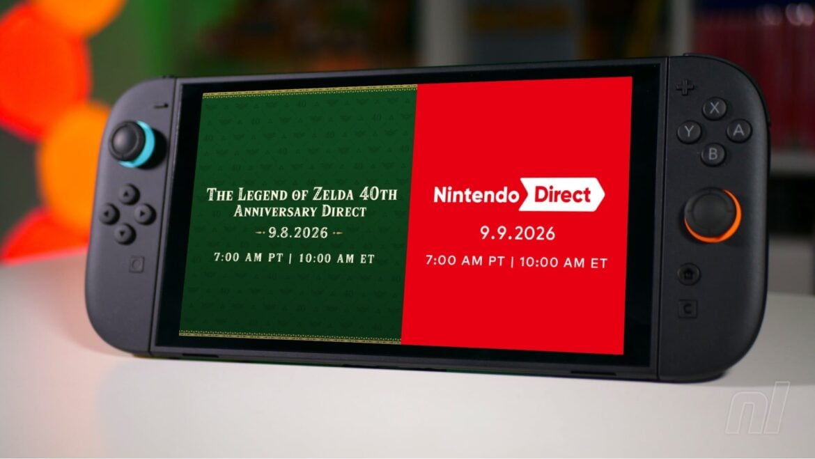 Nintendo Announces Zelda 40th Anniversary Direct and Nintendo Direct