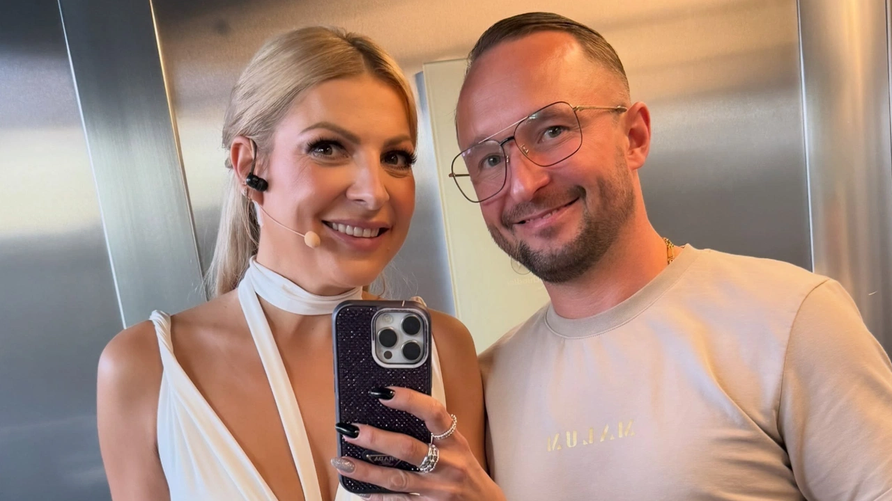 Magdalena Narożna Marries Krzysztof Romaniuk in Outdoor Ceremony