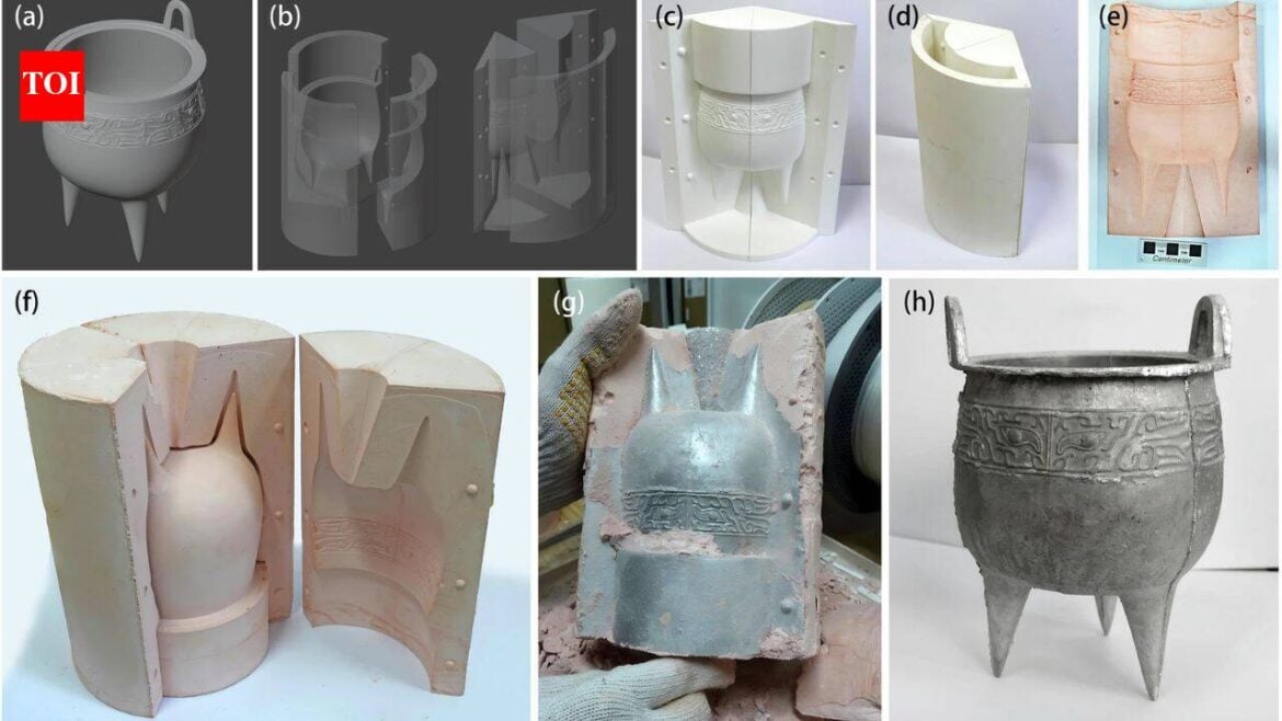 Scientists Replicate Ancient Chinese Bronze-Casting Technique with 3D Printing