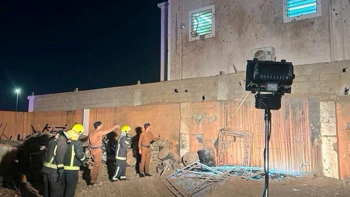 Houthi projectile wounds two, damages mosque in Jazan region, Saudi says