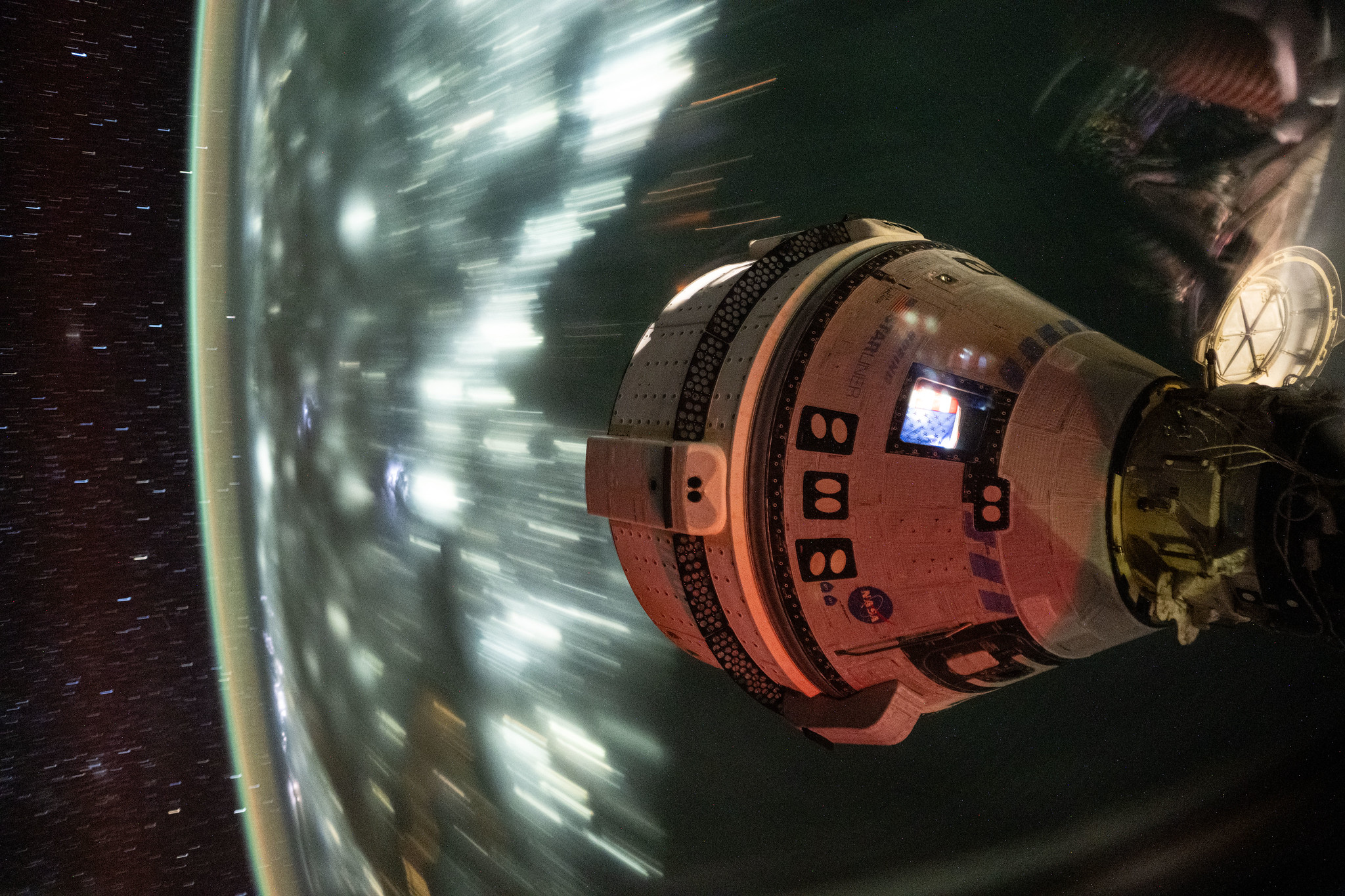 Boeing's Starliner spacecraft that launched NASA's Crew Flight Test astronauts Butch Wilmore and Suni Williams to the