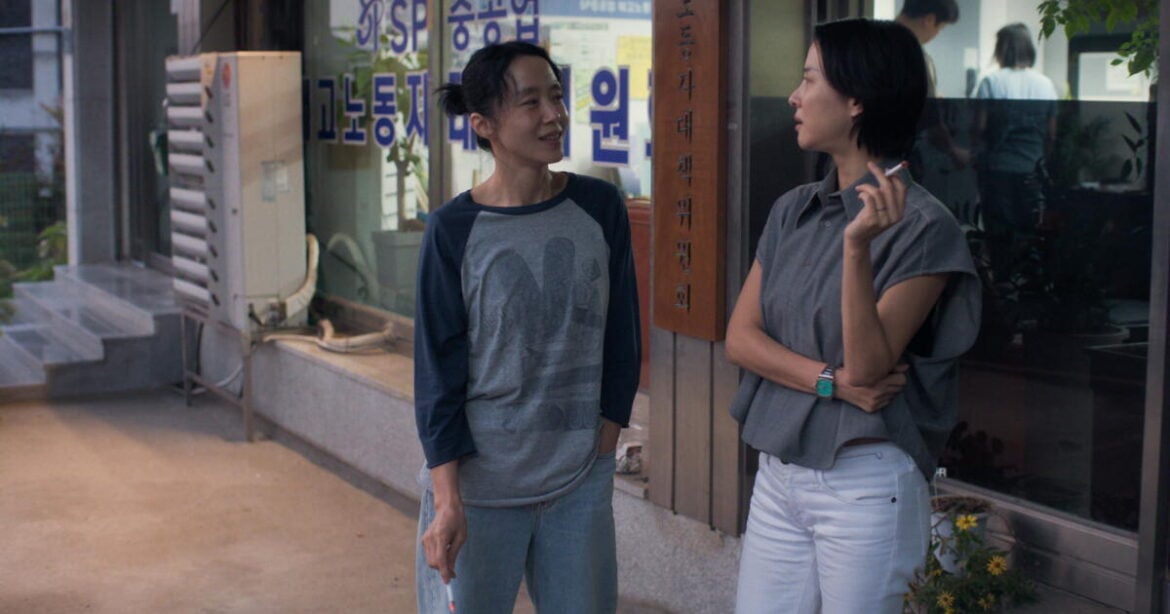 Possible Love (L to R) Jeon Do-yeon as Mi-ok, Cho Yeo-jeong as Ye-ji in Possible Love Cr. Courtesy of Netflix © 2026