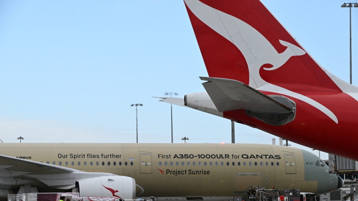 Qantas' Ultra-long-range Project Sunrise Airbus A350 Jetliner Arrives In Australia