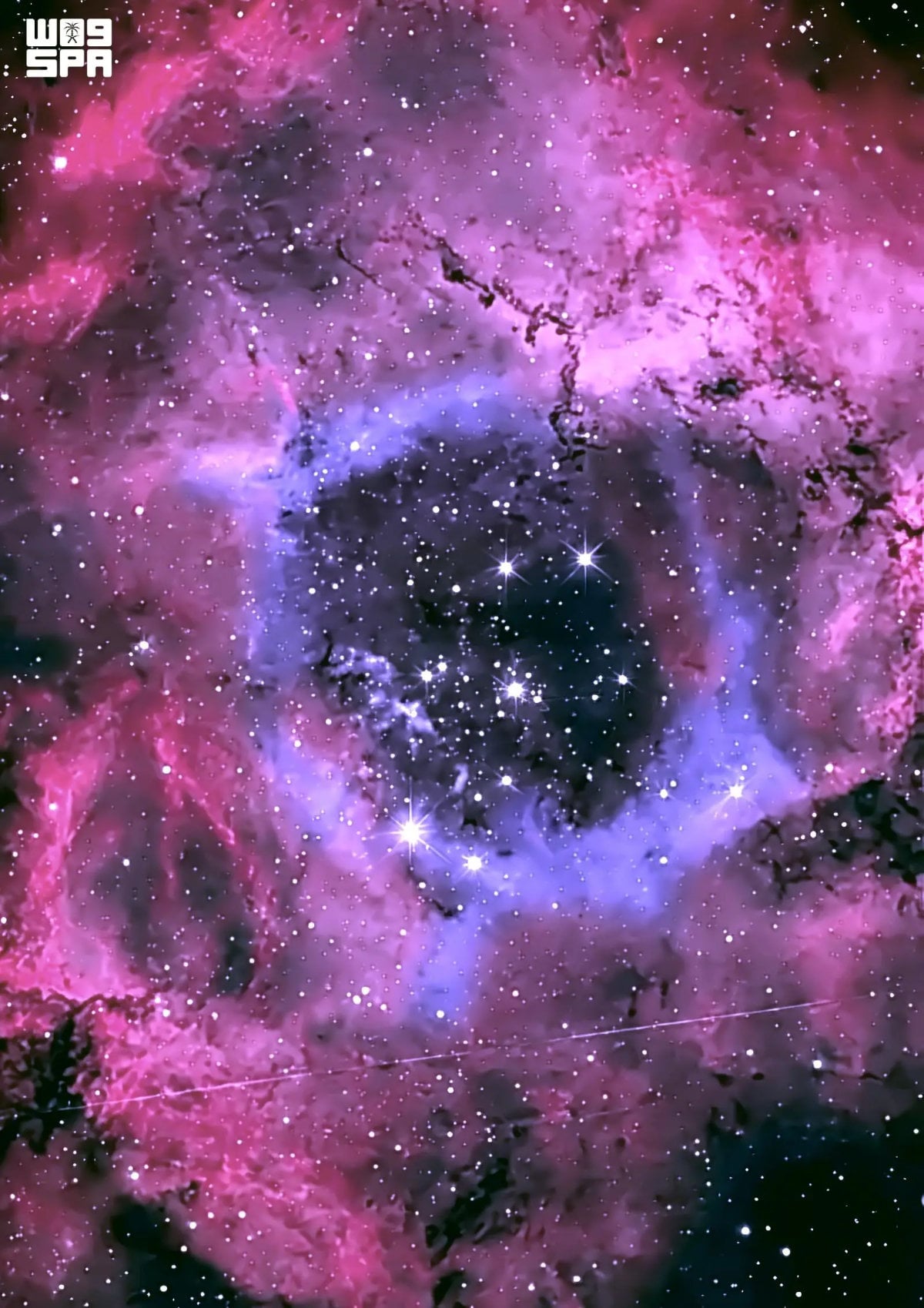 Noor Astronomy Observatory Captures Rosette Nebula