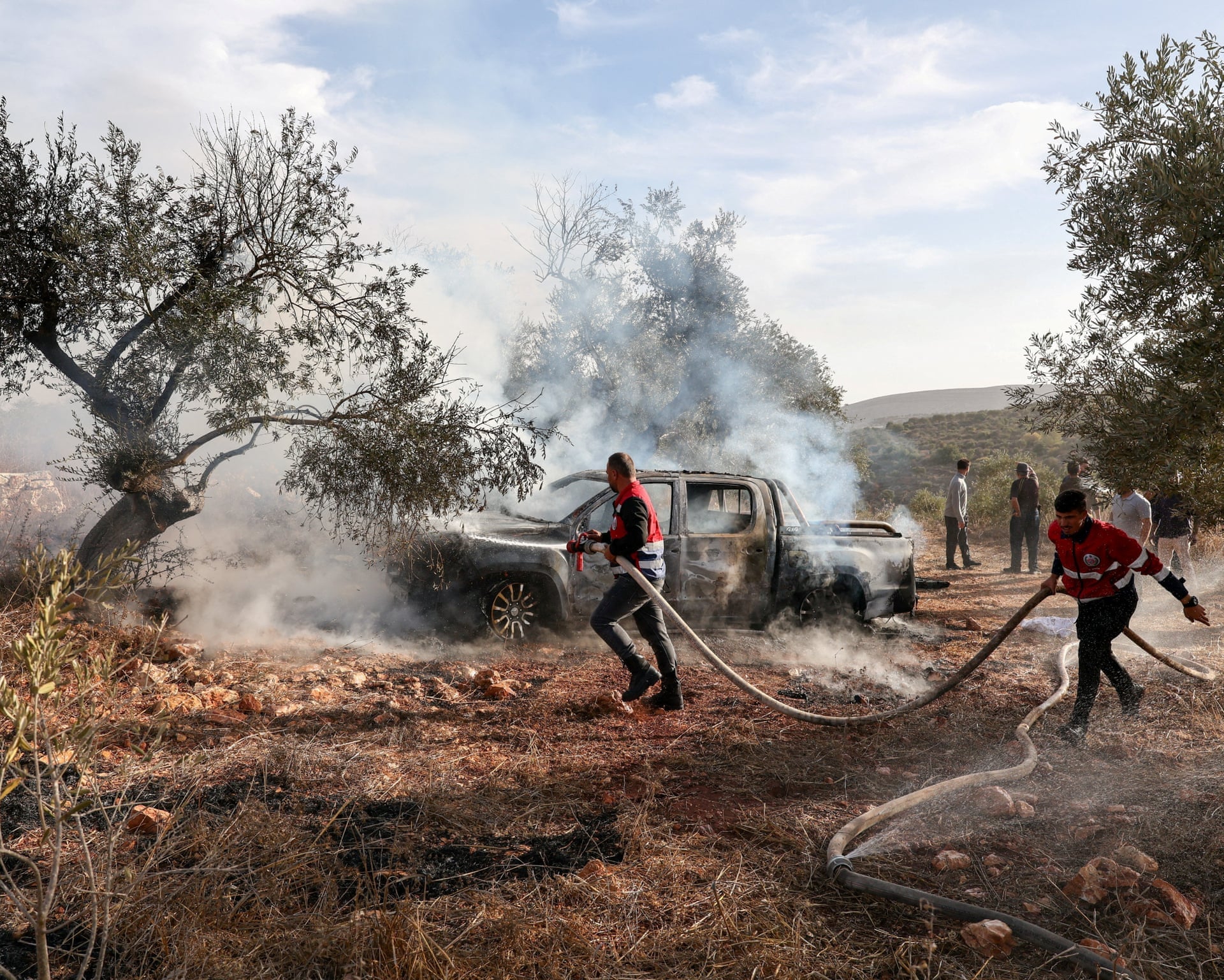 Washington Post Photographer Attacked by Settlers During West Bank Olive Harvest