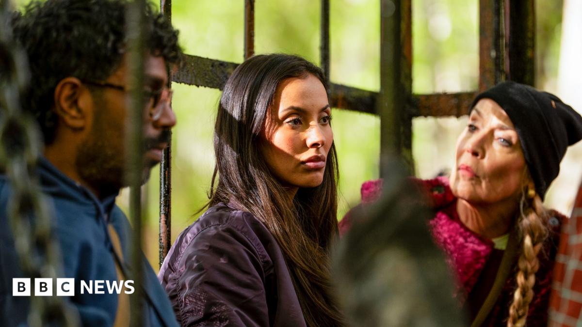 A still from Celebrity Traitors series two