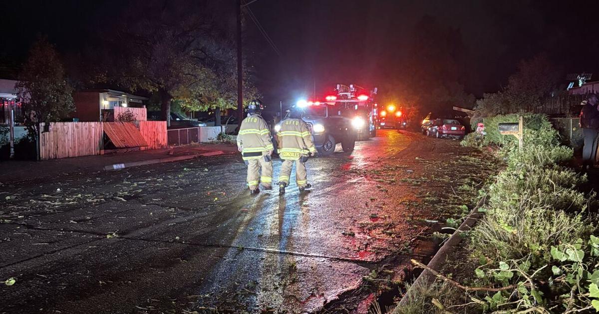 City Officials: Rare Tornado Damages Homes in Santa Fe