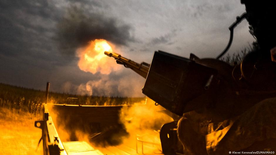 A Russian missile launcher