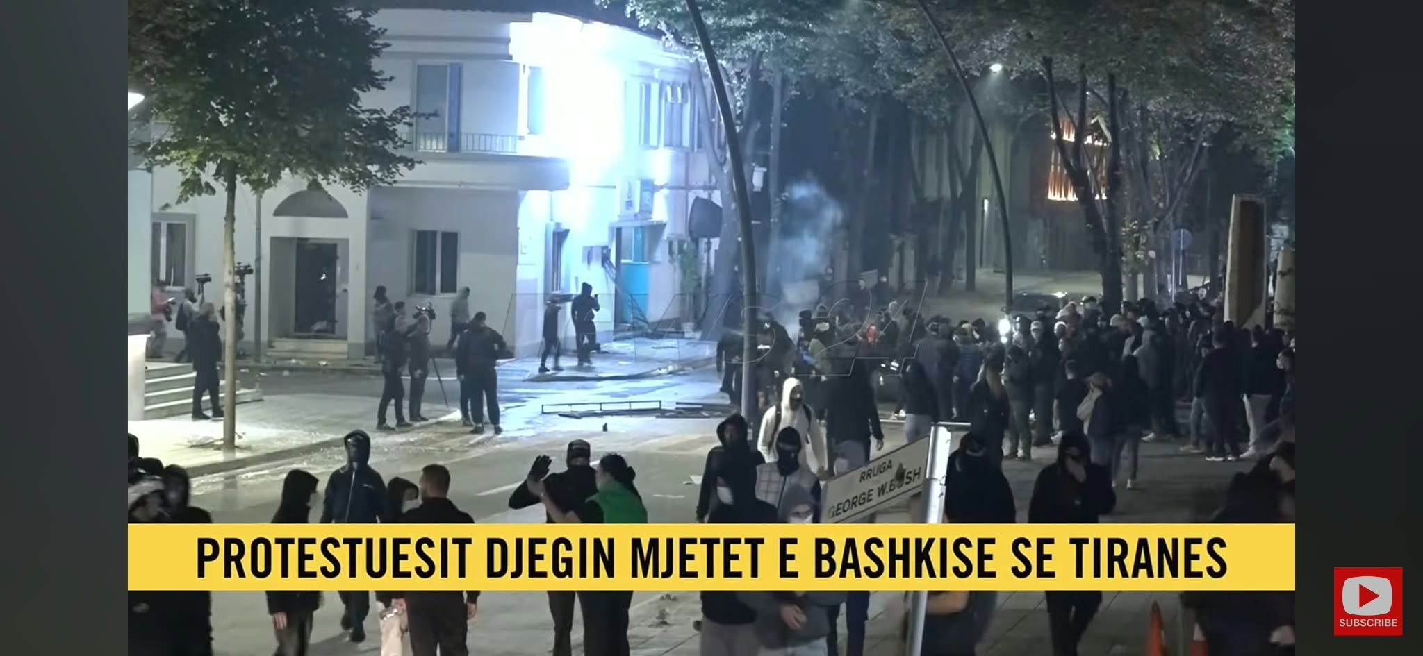 Tirana Students Clash With Police and Demand Edi Rama Resign