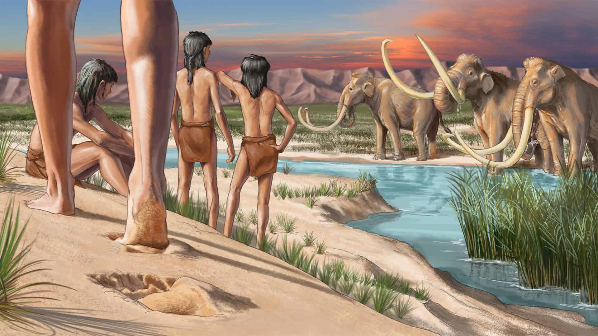Genetic evidence from ancient American whole genomes points to an initial human migration into the
