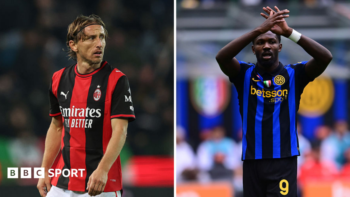 A split picture of Luka Modric and Marcus Thuram