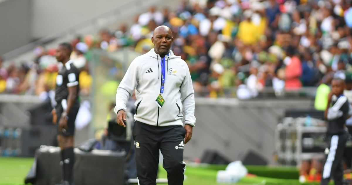 Bafana Bafana coach Pitso Mosimane is to make changes for the friendly against Egypt on Sunday. Picture: Phakamisa Lensman