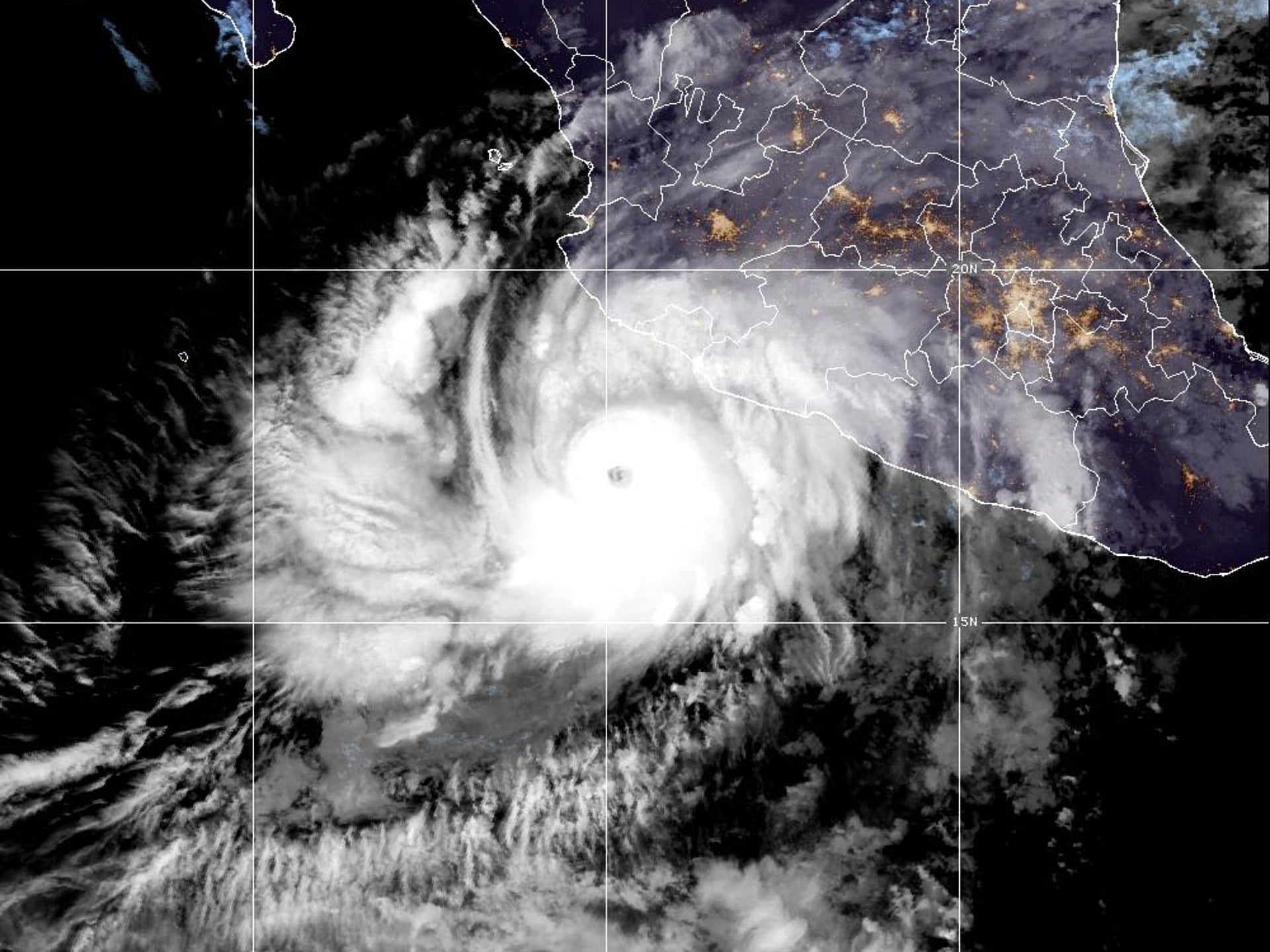 Hurricane Simon Reaches Category 4 Strength Off Mexico