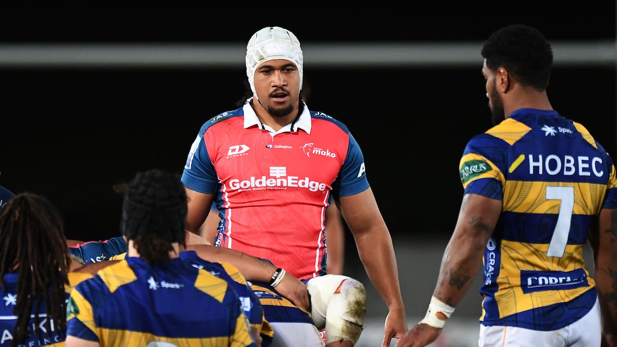Leicester Fainga'anuku returned to play for Tasman in the NPC and has been used as a flanker again. Photo / Photosport