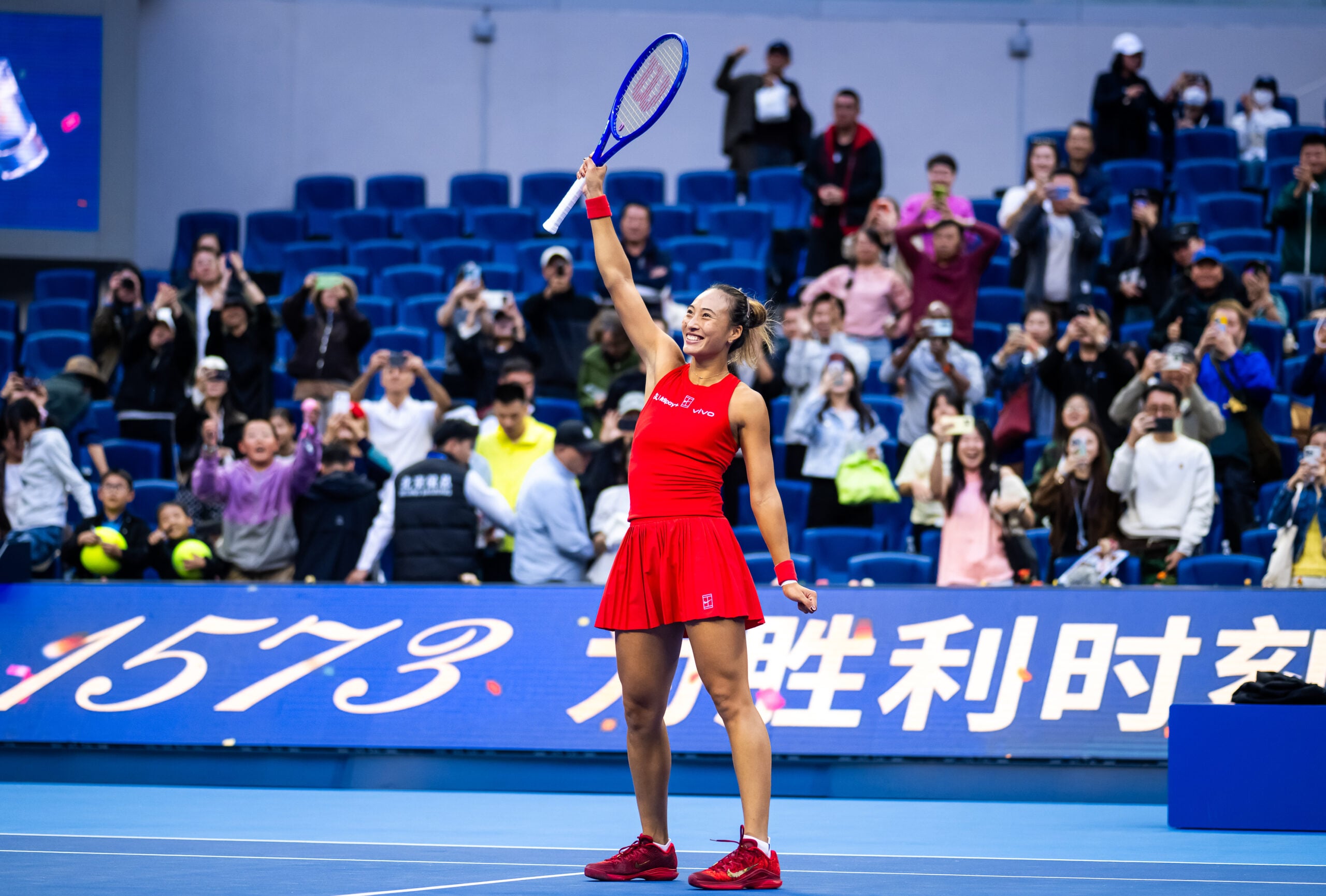 Zheng Qinwen pays tribute to Chinese cartoon after beating Marie Bouzkova