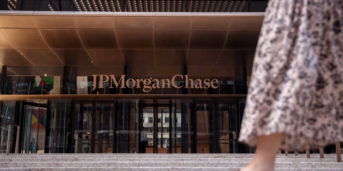 This is the front of a JPMorgan office building