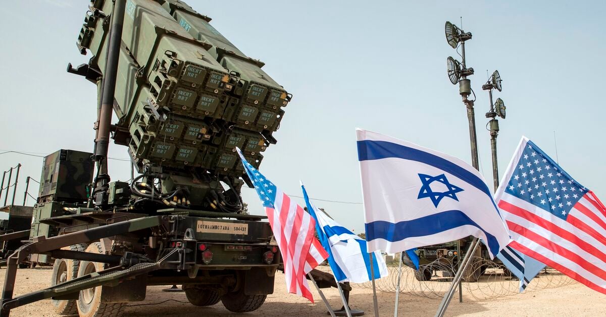 A US Patriot missile-defense system is seen during a joint Israeli-US military exercise at the Hatzor Airforce Base in
