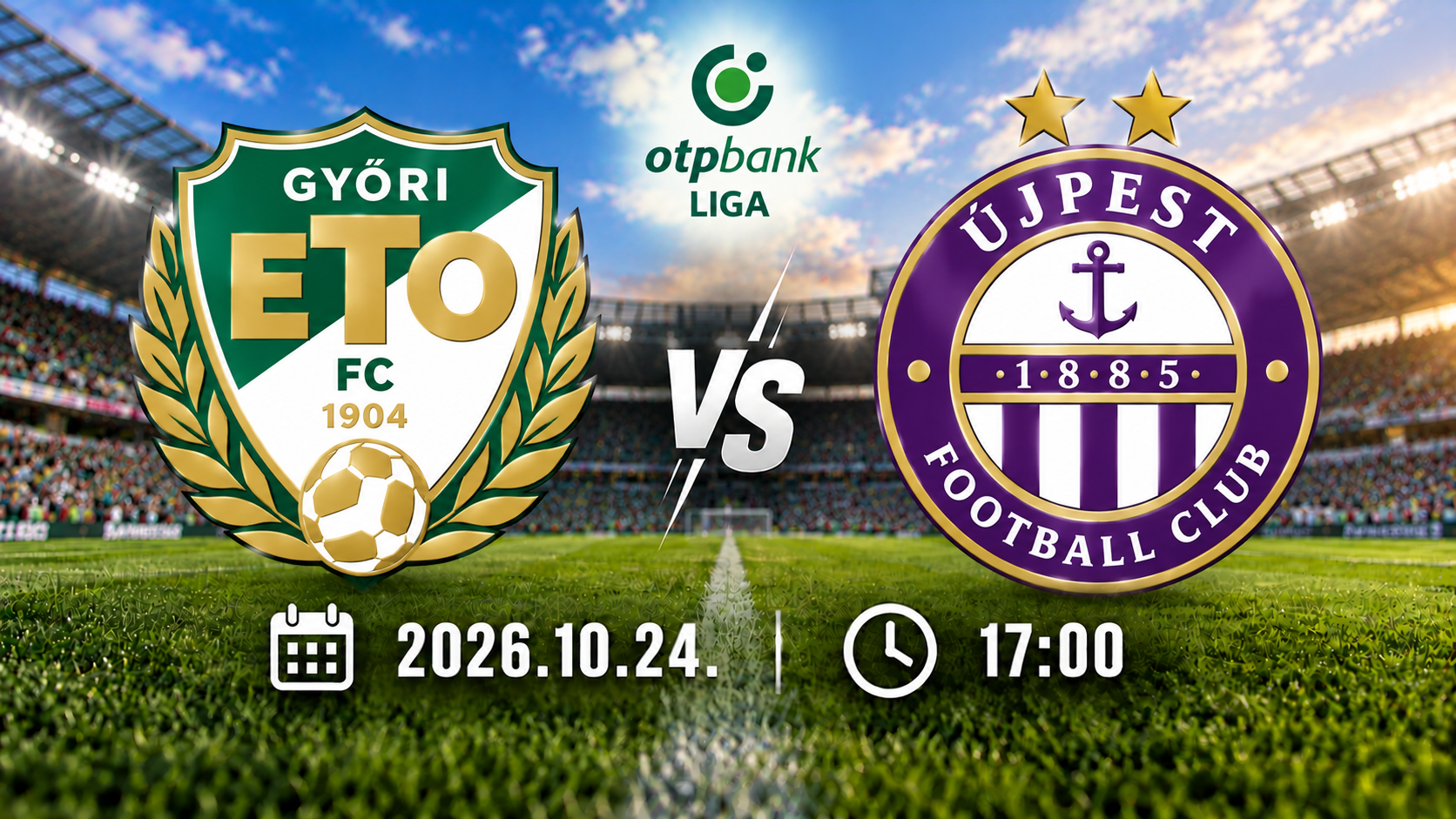 ETO FC Faces Újpest in OTP Bank Liga Clash in Győr