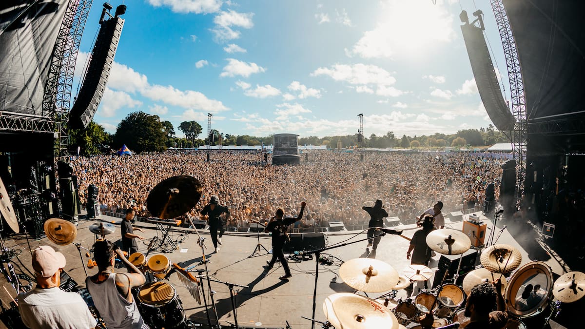 Visitors spent almost  million in Christchurch during the two-day Hagley Park festival last year