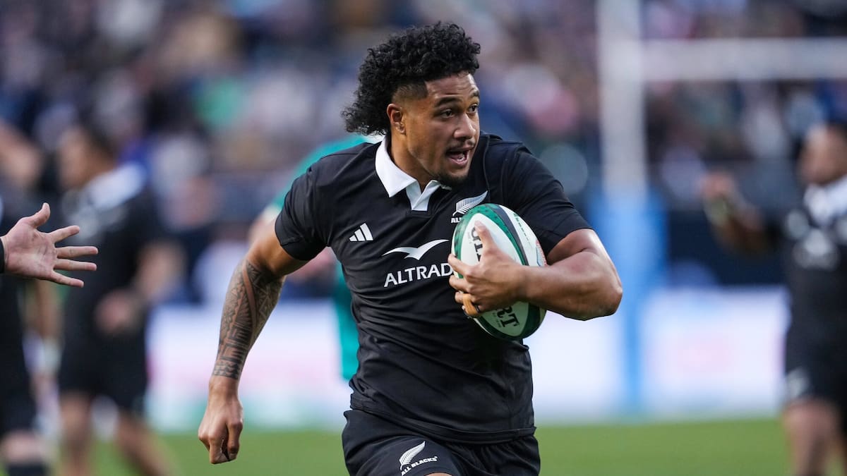Leicester Fainga'anuku last played for the All Blacks in November 2025. Photo / Photosport