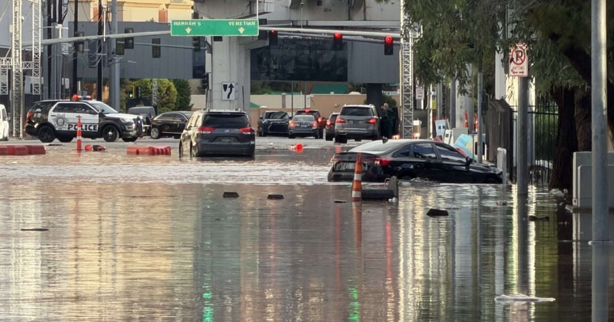 Las Vegas Flooding Shatters October Rain Record Dating Back to 1947