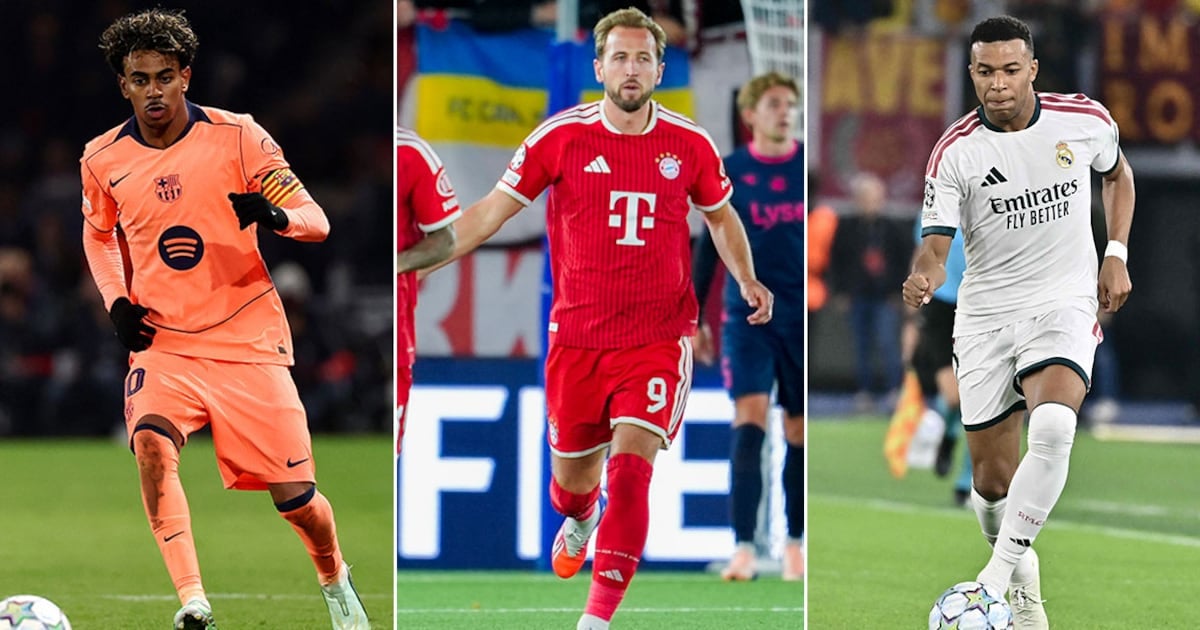 Lamine Yamal, Harry Kane and Kylian Mbappe are among the frontrunners for the Ballon d'Or