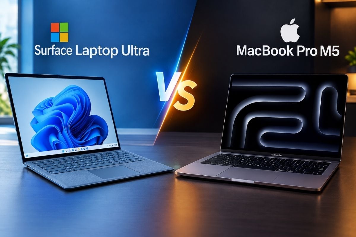 Surface Laptop Ultra vs MacBook Pro M5