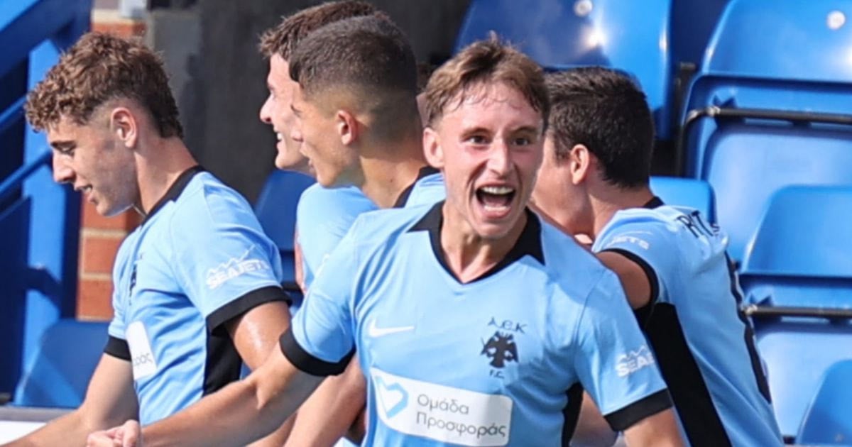 AEK Secures First-Ever UEFA Youth League Win Against Shakhtar Donetsk