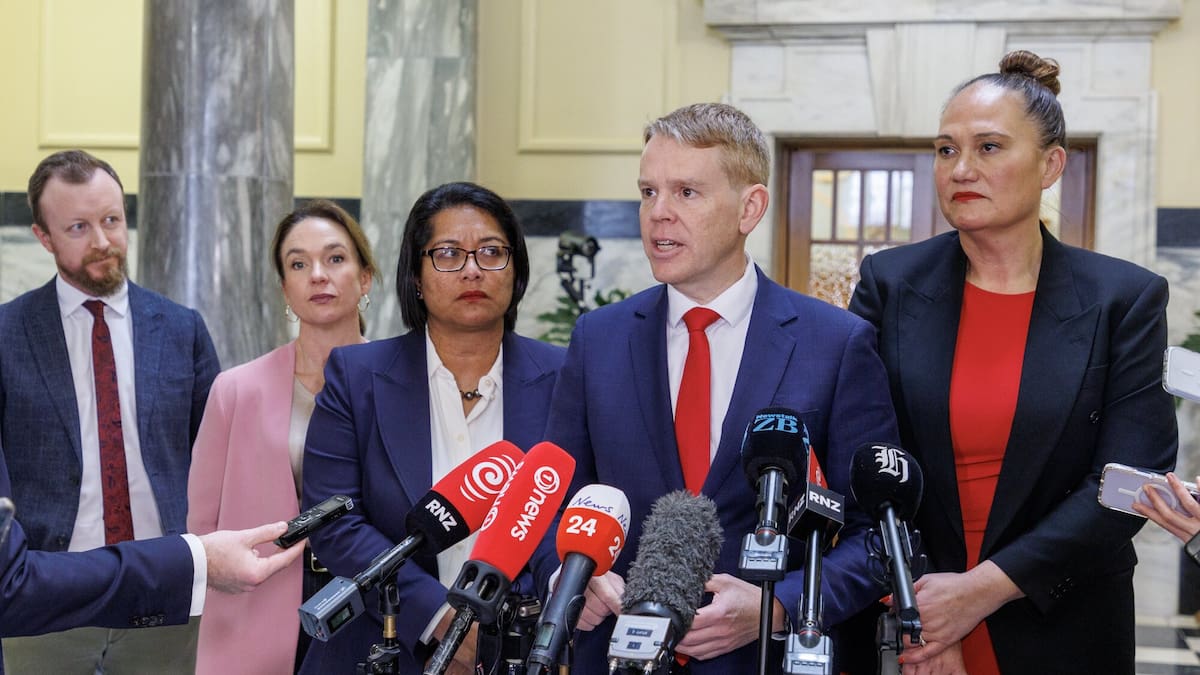 The Labour Party released its fiscal plan on Sunday. Photo / Mark Mitchell