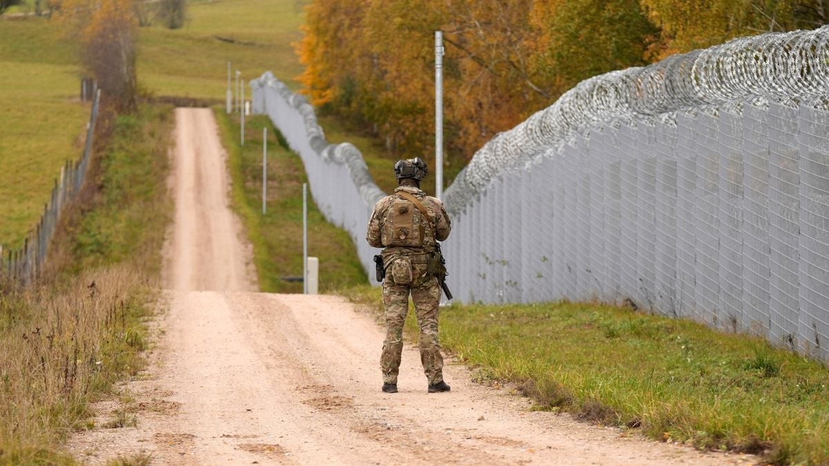 Latvian border