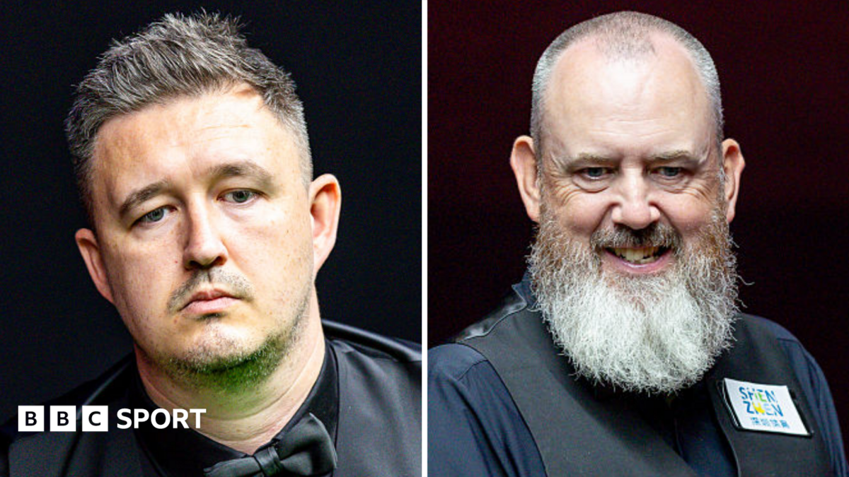 Kyren Wilson and Mark Williams