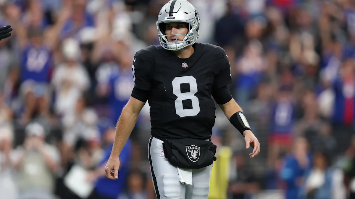 Raiders Coach Klint Kubiak Considers Benching Kirk Cousins