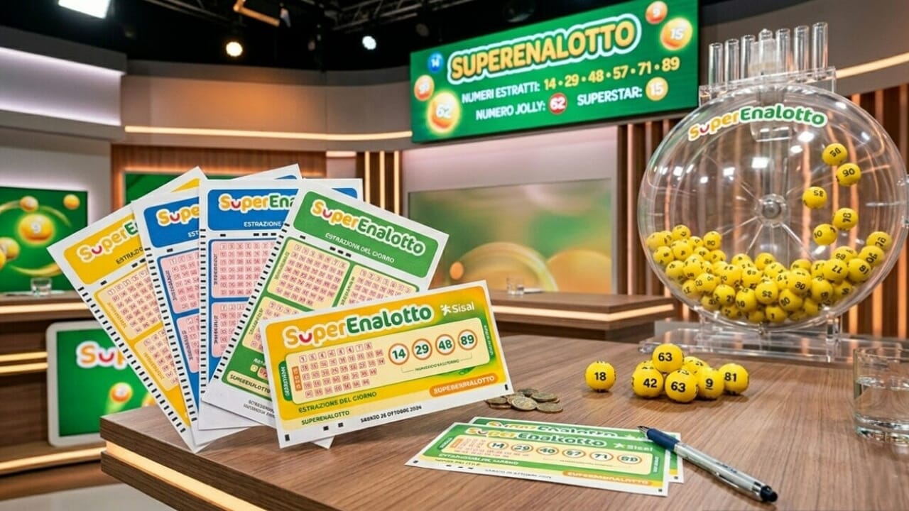 Lotto, 10eLotto, and SuperEnalotto Draws Scheduled for Tuesday